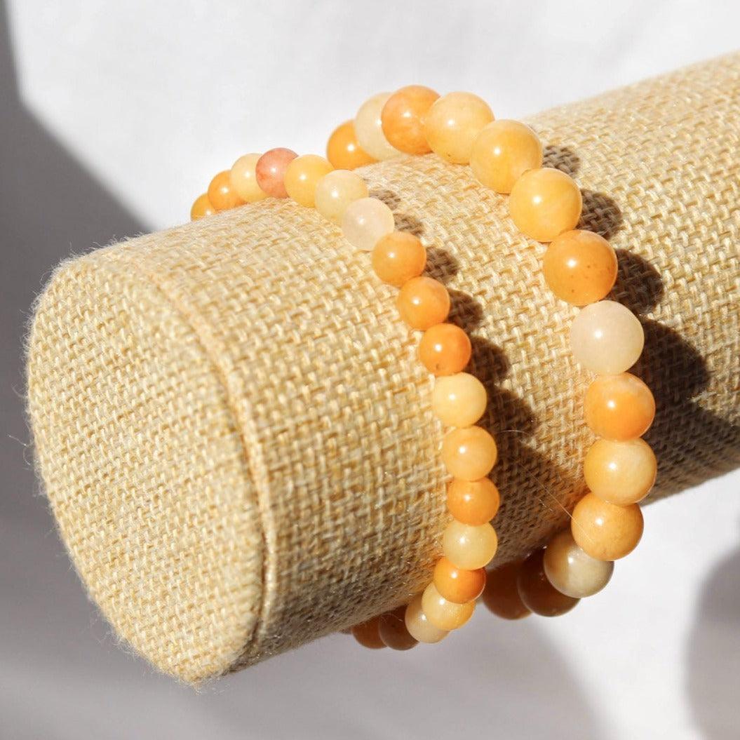 Bracelet en Aventurine jaune - fashion club