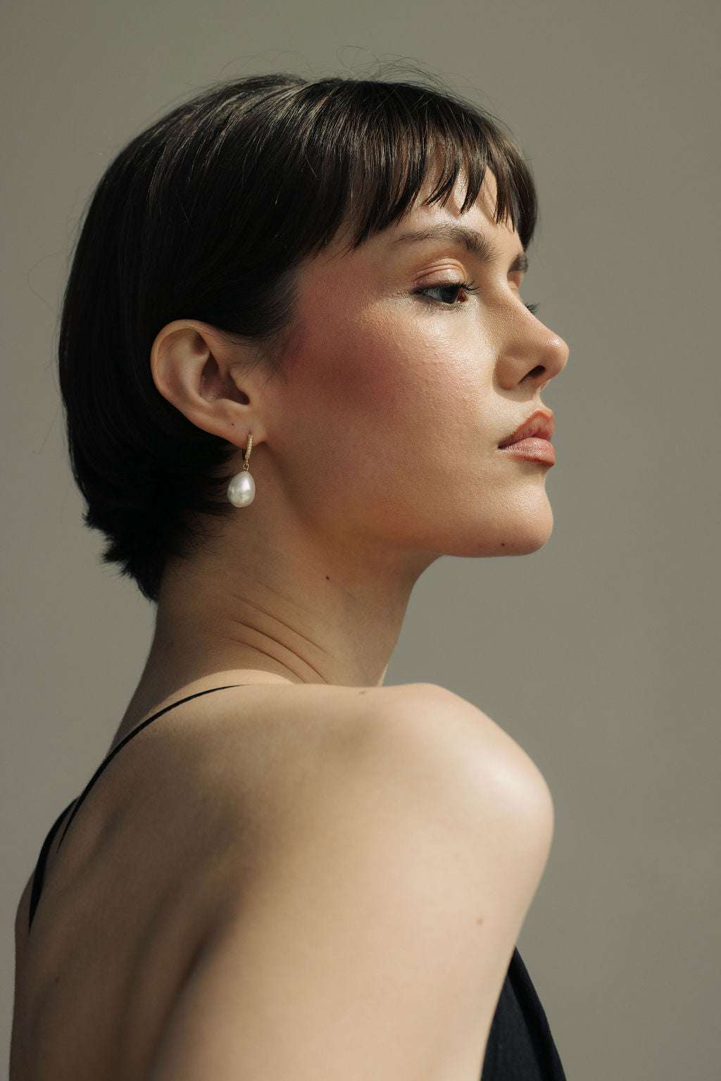 Créoles Emma nacres roses ou blanches - fashion club