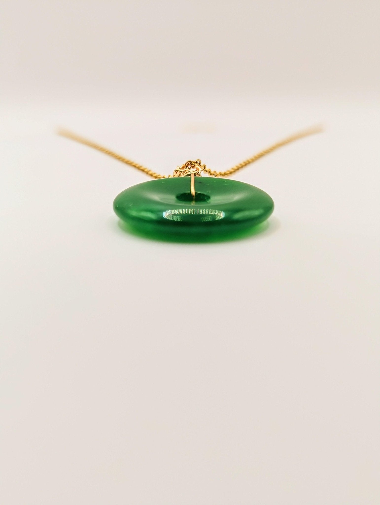 Pendentif Donut en Jade de Malaisie - fashion club